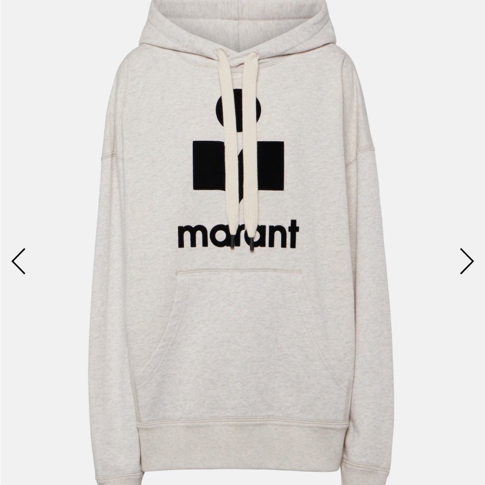Isabel Marant Etoile Logo cotton-blend jersey hoodie